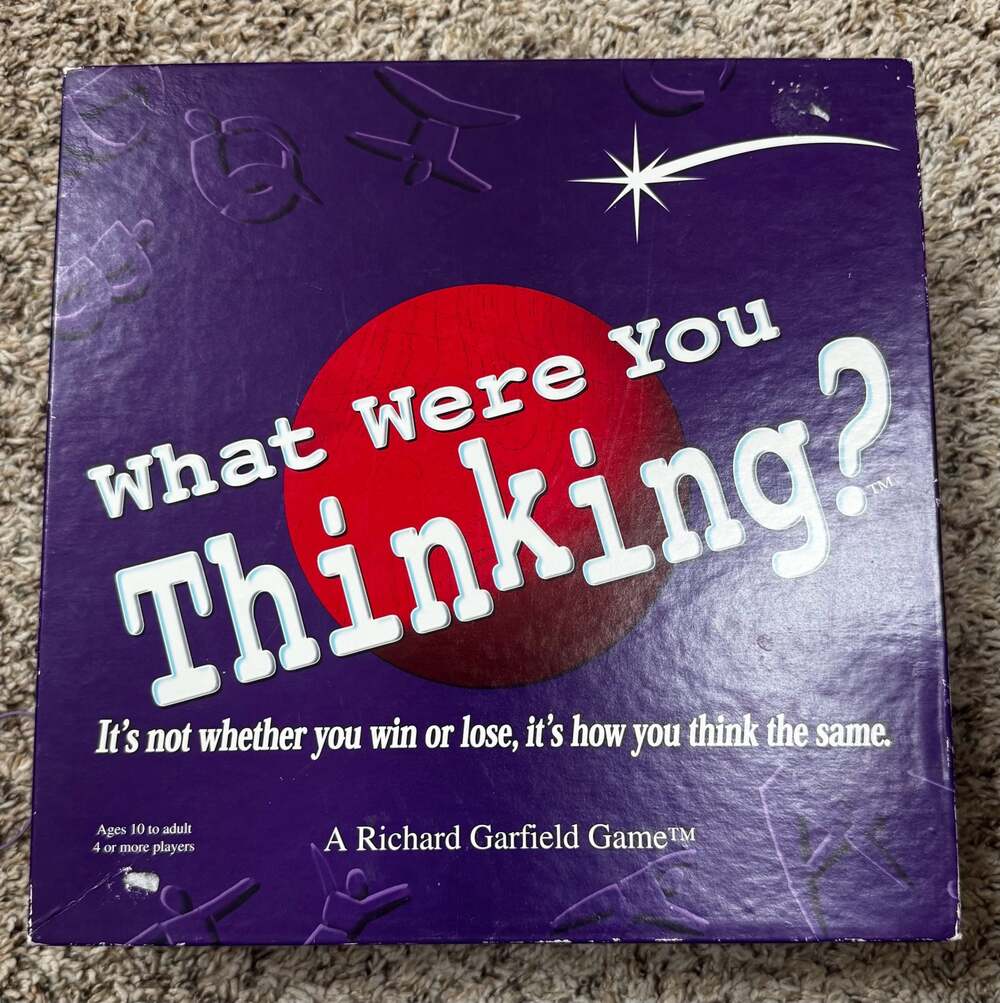 Vtg 1998 What Were You Thinking Party Game Wizards of the Coast Richard Garfield